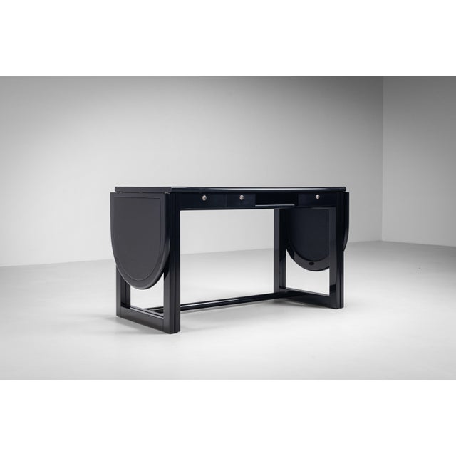 Drop Leaf Desk with Pamplona Chair by Augusto Savini for Pozzi, Italy, 1970s For Sale - Image 10 of 18