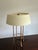 Contemporary Late 20th Century Baker Milling Road Gold Cage Table Lamp For Sale - Image 3 of 5