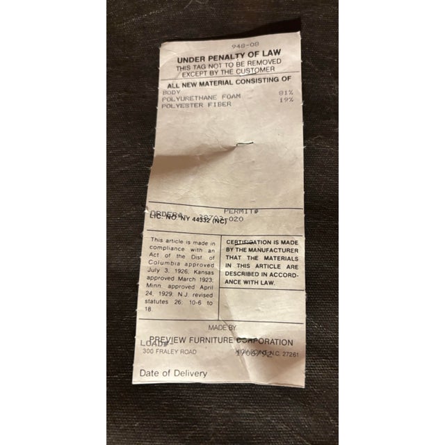 Abstract 1990s Preview Furniture Sectional Sofa by Vladimir Kagan For Sale - Image 3 of 7