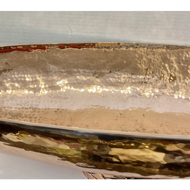 Rare Emilia Castillo Taxco Hammered Copper Toucan Centerpiece Bowl, Signed For Sale - Image 14 of 16
