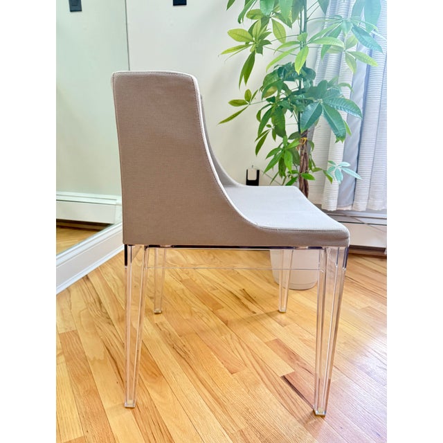 Philippe Starck Kartell Mademoiselle Upholstered Armchair by Philippe Starck For Sale - Image 4 of 8