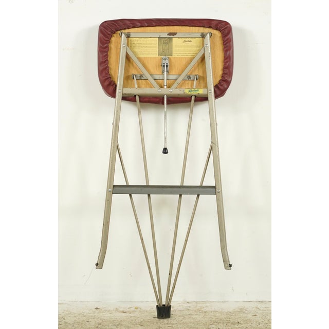 Vintage 1950s French Industrial Libellule Workshop Stool For Sale - Image 10 of 12