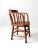 Wood Antique Oak Captain's Chair For Sale - Image 7 of 12
