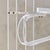 White Italian Lucite + Brass Valet Stand, 1960s For Sale - Image 8 of 9