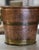 19th Century French Hammered Copper and Brass Circular Basket or Cache-Pot For Sale - Image 4 of 10