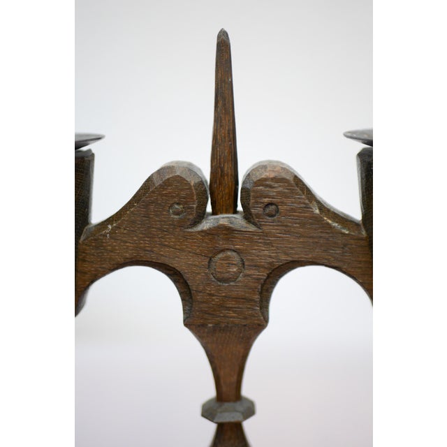 Swedish Wooden Candleolders from Taserud, 1955, Set of 2 For Sale - Image 14 of 17