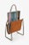 Mid-Century Modern Carl Auböck Brass and Leather Magazine Rack For Sale - Image 3 of 11