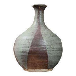 Vintage Mid Century Modern Danish Style Short Neck Vase, Signed