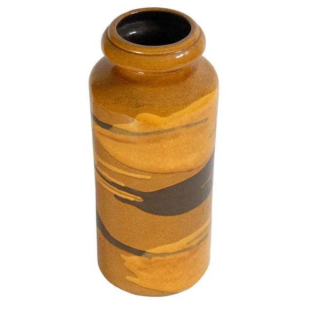 Vintage German Ceramic Vase from Scheurich, 1970s, in Very Good conditions. Designed 1970 to 1979 This piece has an...