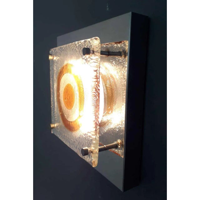 Mid 20th Century Mid 20th Century Mazzega Sconce For Sale - Image 5 of 8