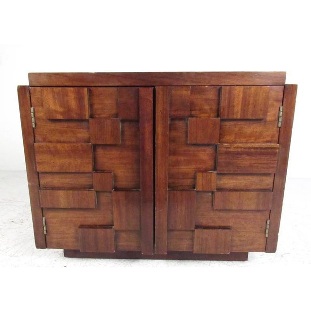 Mid Century Modern Brutalist Bedroom Set By Lane Furniture Chairish