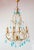 Italian Chandelier with Blue Glass Droplets, 1960s For Sale - Image 13 of 13