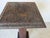 Vintage Brutalist Metal Garden Pedestal With Embossed Top For Sale - Image 4 of 12