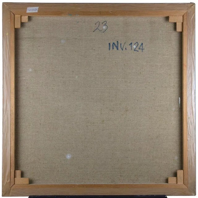 Contemporary Leo Guida, The Mirror, Original Oil Paint on Canvas, 1983 For Sale - Image 3 of 4