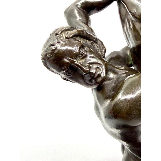 1900 - 1909 1900s Philipp E. Hamburger Neo-Classical “The Wrestlers” For Sale - Image 5 of 16