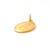 Vintage 1960s Italian 18k “Dio Ti Protegga” (May God Protect You) Medallion, Pendant For Sale - Image 4 of 8