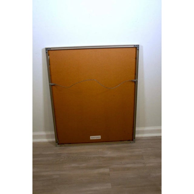 An expressive abstract screenprint on paper titled “Sticks #2” by Catherine Kernan. Hand signed in pencil on the bottom...