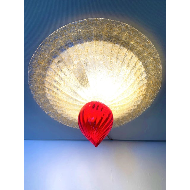 2020s Set of 2 Contemporary Murano Glass Sputnik Flush Mounts For Sale - Image 5 of 13