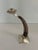 Ram's Horn and Silver Candle Stick Holder For Sale - Image 9 of 10