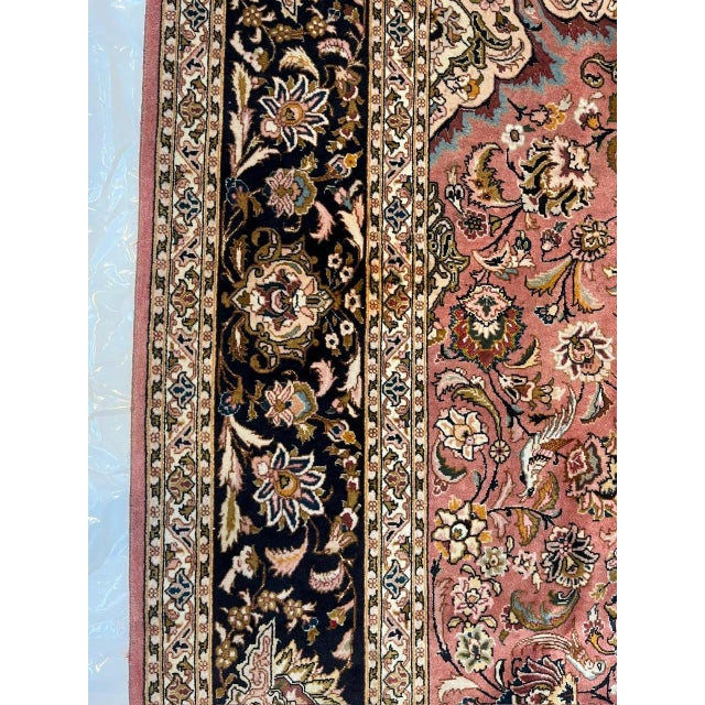 1970s Vintage Persian Tabriz, 6'8" X 10' For Sale - Image 5 of 10