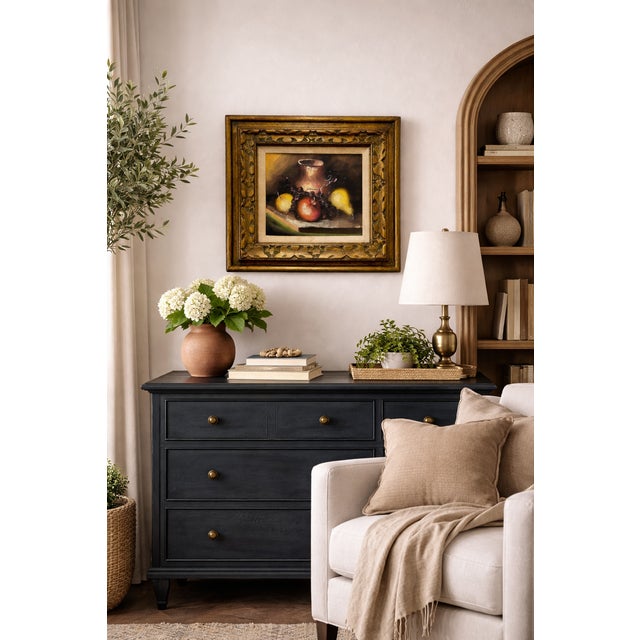 1920s Framed Vintage Still Life Fruit | Artwork Wall Hanging, C. 1920's For Sale - Image 5 of 11