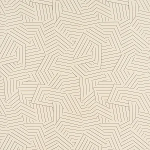 SAMPLE - Schumacher x Miles Redd Deconstructed Stripe Sisal Wallpaper In Black
