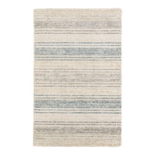 Dash & Albert by Annie Selke Moonshine Woven Cotton/Viscose Rug, 2'6" x 8' For Sale