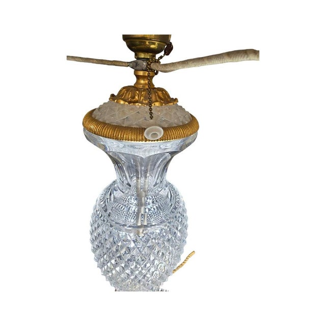 Cutted Glass Lamps, 1920s, Set of 2 For Sale - Image 9 of 14