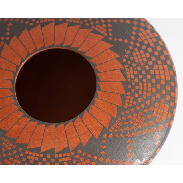 Signed Pottery Vessel by Luis Rodriguez For Sale - Image 4 of 6