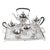Art Deco Antique American Art Deco Sterling Silver Tea Coffee Service Richard Dimes 1925 For Sale - Image 3 of 12