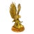 Vintage Brass Eagle Sculpture on Wood Base – Hollywood Regency / Americana Style For Sale