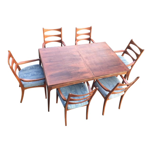 1950s Mid Century Modern Lane Rhythm Dining Set 7 Pieces Chairish