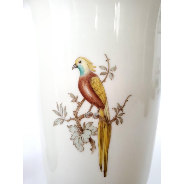 Ceramic Pair Bird Vases by Tirschenreuth 1930s For Sale - Image 7 of 12