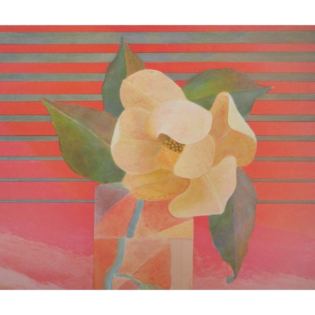 Pierre Garcia-Fons, Magnolia Blanc, Lithograph For Sale - Image 5 of 7