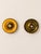 Vintage Disc Wall Sconces in Patinated Brass, Italy, 1970, Set of 2 For Sale - Image 3 of 6