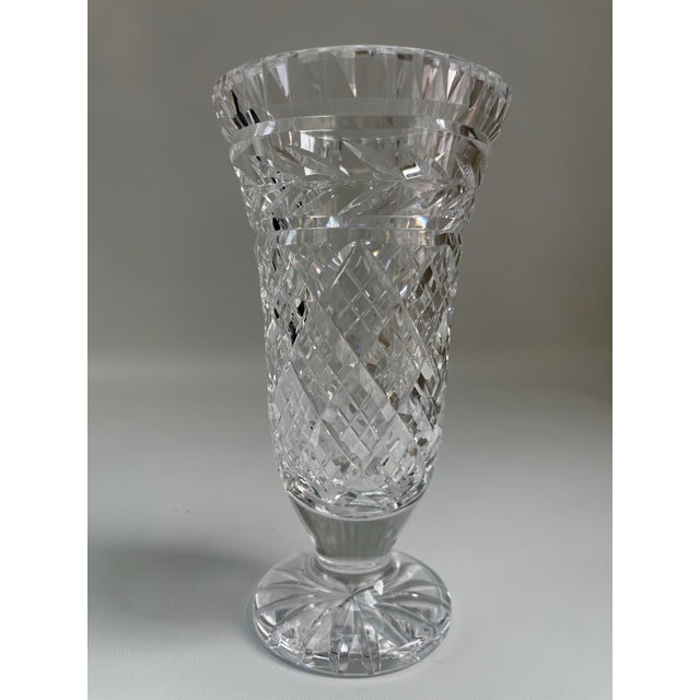 Waterford Crystal Vintage Waterford Crystal Vase For Sale - Image 4 of 7