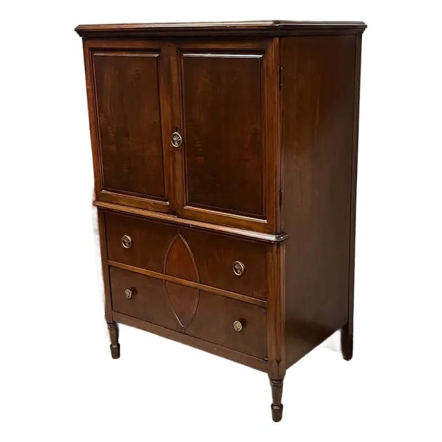 Antique Mahogany Gentlemen’s Dresser For Sale