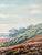 Blue Vintage Signed Hills Landscape Oil Painting For Sale - Image 8 of 11