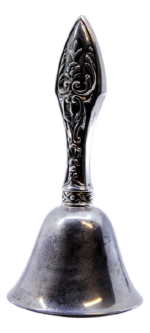Silver Bell with Raised Handle