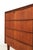 1960s-1970s, Denmark. Teak (veneer and solid wood). Comes with original key. Overall dimensions approx.: 78 x 77 x 40 cm...