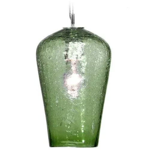 Tempo Comet Pendant Light from the Boa Lantern Collection in Emerald For Sale - Image 4 of 4