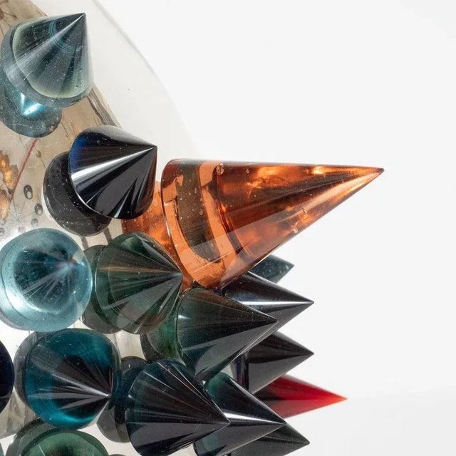 Mirrored and Applied Glass Sculpture by Jiri Jelinek For Sale - Image 9 of 13