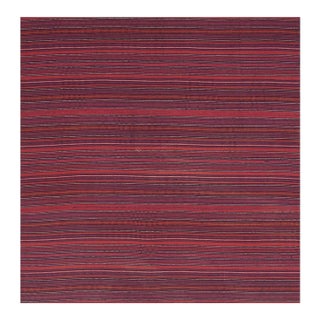 1950s Multicolor Ground Stripe Handwoven Wool Vintage Turkish Kilim Rug For Sale