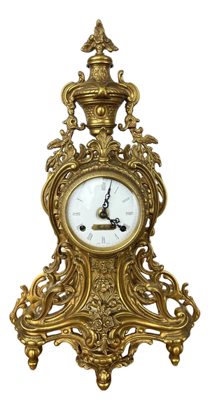 Vintage Style Clock in Brass