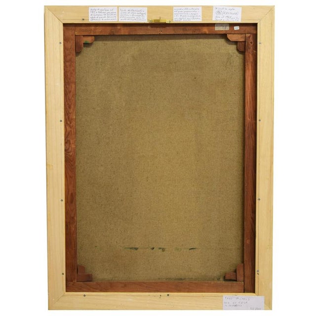 Modern Paul Nicholls, The Easel, 1967, Mixed Color Oil Painting on Canvas, Framed For Sale - Image 3 of 5