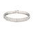 1910s Art Deco .30ctw Diamond Bangle Bracelet, 14k White Gold, Length 7 Inches For Sale - Image 4 of 6