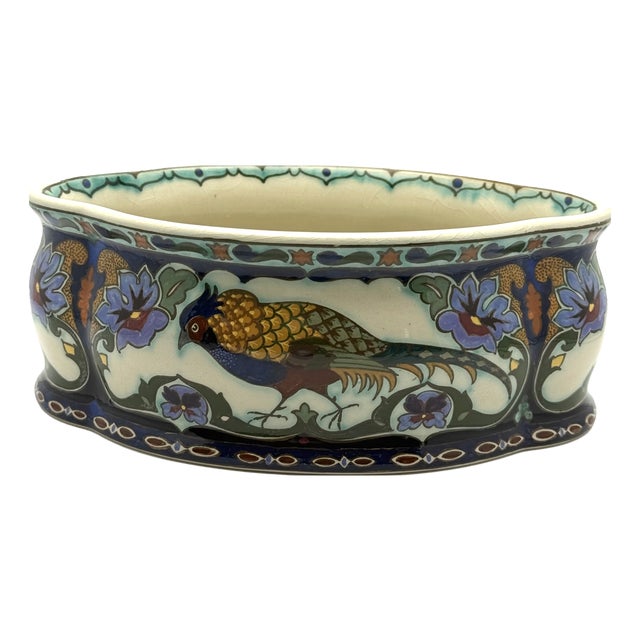 Art Nouveau Jardinière by Rozenburg Den Haag, 1890s For Sale