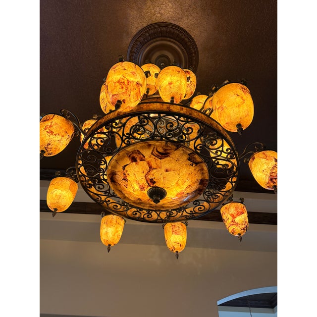 Maitland - Smith Maitland Smith Chandelier For Sale - Image 4 of 4