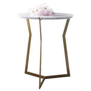 Mini Carrara Marble Star Side Table by Olivier Gagnère