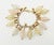 Gold Vintage 1960s Napier Pastel Charm Bracelet For Sale - Image 8 of 8